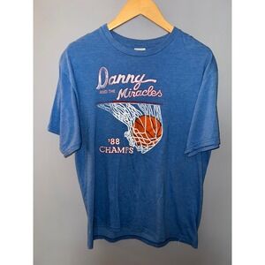 Charlie Hustle Danny and the Miracles 88 Champs Kansas Jayhawks T-Shirt Large